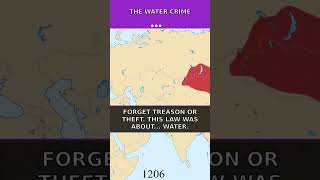 Mongols Executed 1000s for THIS Bizarre Water Crime! #Shorts