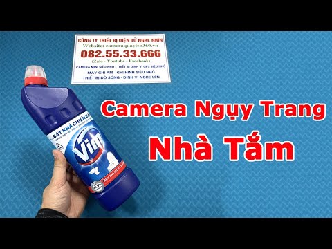 Camera Siêu Nhỏ Quay Lén Ngụy Trang Nhà Tắm - Camera Ngụy Trang Chai Vym Tẩy Rửa Kín Đáo Tế Nhị
