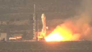 Blue Origin New Shepard First Flight Tracking Camera