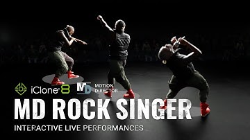 MD Rock Singer l Interactive Live Performances for iClone