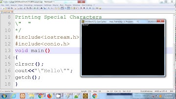 #4 C++ in Hindi | Printing Special Characters  |  YCT Academy