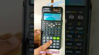 Casio Fx-991 Es Plus Claculator. How To Find The Constant Of Plunk