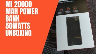 The Best Powerbank for laptop? Mi Hypersonic 20000mAh (50W) | UNBOXING | Laptop power bank