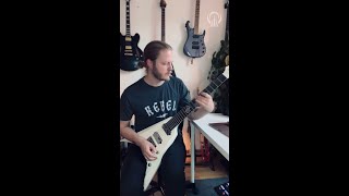 Exile Of The Gods Guitar Solo Playthrough by Jonas Wolf