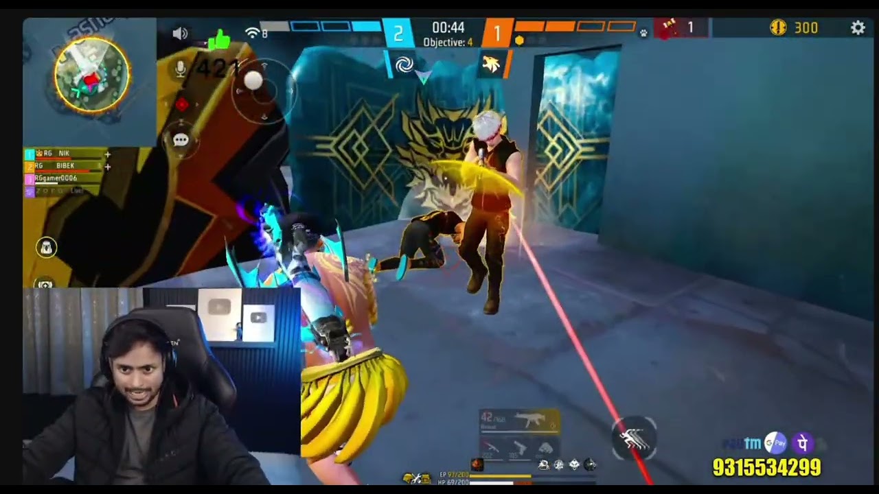 Breaking streak of rg gamer 😈😈|| h4x aman yt || MATCHMAKING