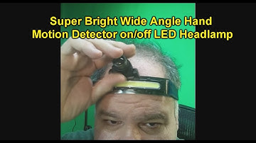 Xflyee LED Rechargeable Headlamp Super Bright COB 270° Beam Motion Sensor on/off Function REVIEW