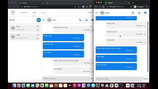 26 lets chat betwen 2 users (Laravel-Livewire Chat-Message App Tutorial) screenshot 5