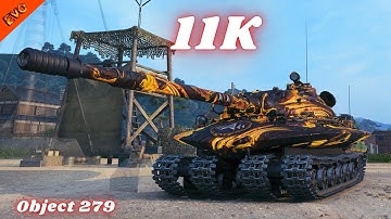 Object 279  11K Damage 11 Kills & KR-1  12.8K Damage | Mir Tankov | World of Tanks