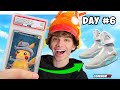 Trading a penny to nike air mags grail pikachu pokemon card day 6