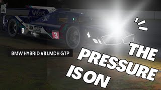 Racing to the Front: In the BMW M Hybrid V8 GTP lets take it on with some skilled drivers on Iracing