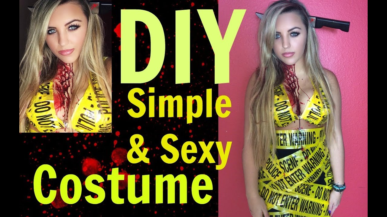 Sexy And Simple Diy Halloween Costume Youtube