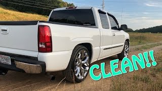 2006 GMC SIERRA LOWERED | 2/4 DROP| 22" SNOWFLAKES
