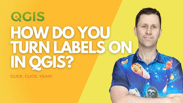 How to turn labels on in QGIS