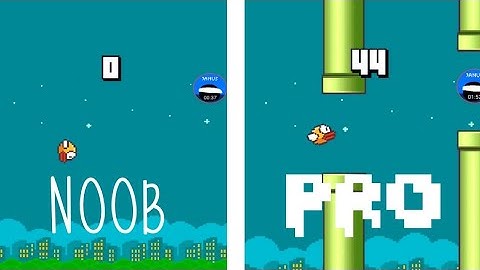 Flappy Bird Noob vs Pro