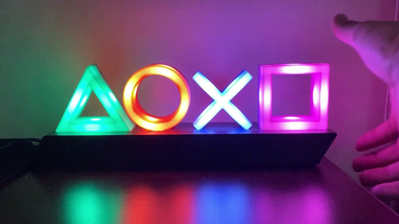 Paladone Playstation Icons Light - YouTube