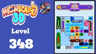 Meowscape 3D Hard level 348 solution and walkthrough 