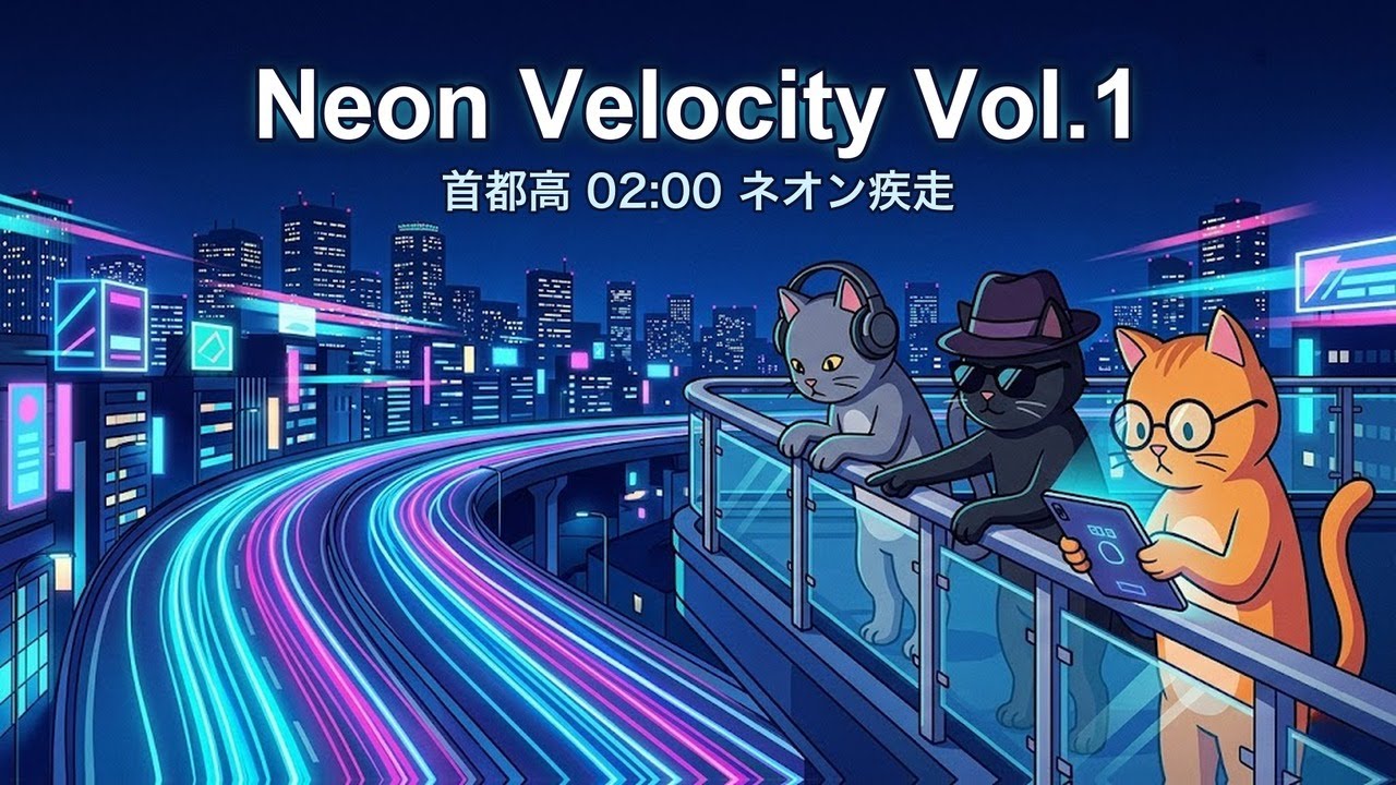 首都高 02:00 ネオン疾走 | Neon Velocity Vol.1 | Japanese Hip Hop