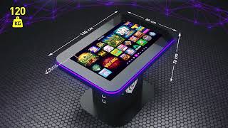 Bambu Games Interactive Game Table | 70+ Games in One Touch Screen