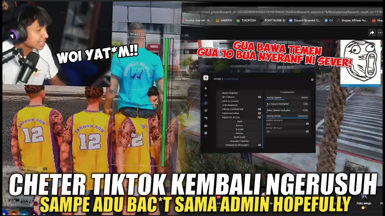 CHETERR TIKTOK KENA AMUK ADMIN HOPEFULLY GTA 5 ROLEPLAY