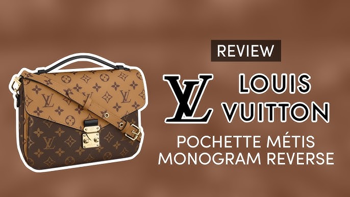 Louis Vuitton Pochette Metis Monogram Reverse Canvas GHW