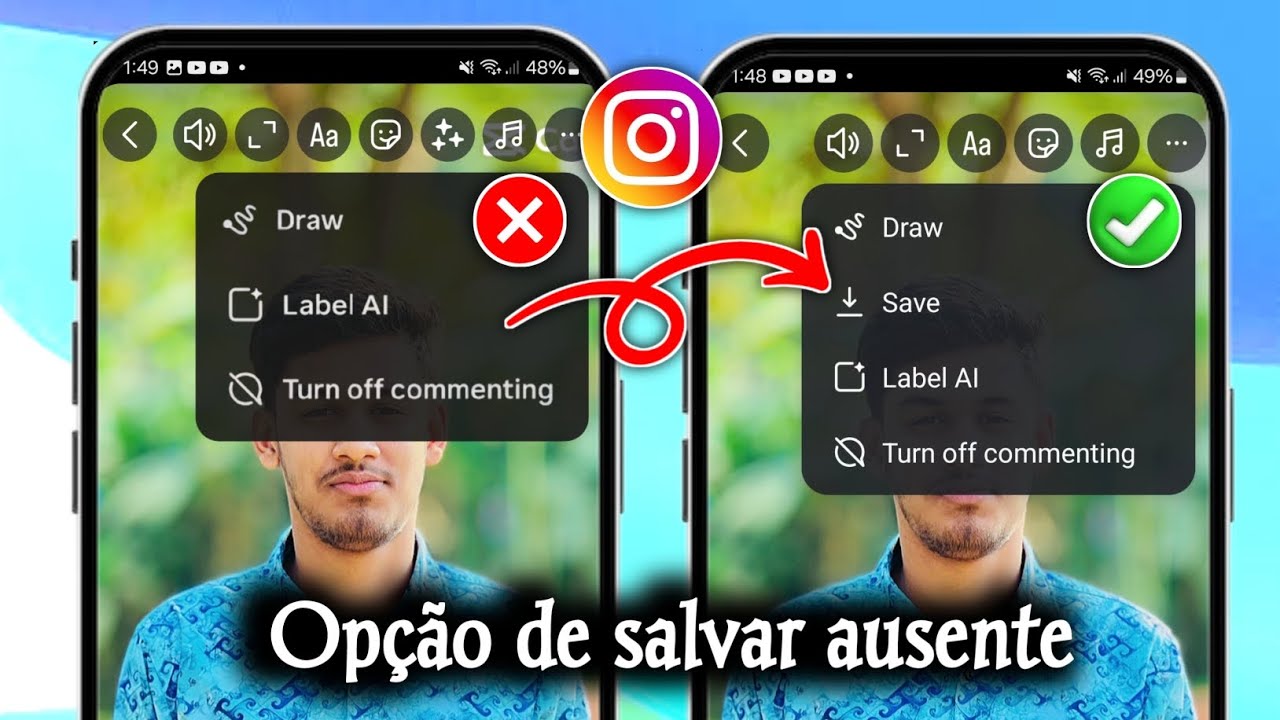 Corrigir a opção de salvar Stories do Instagram que não aparece | (nova ...