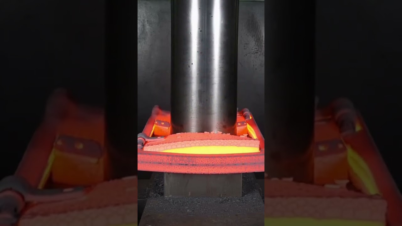 Red Hot Door Vs Hydraulic Press 