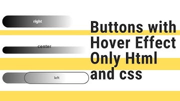 buttons with awesome hover effects using only HTML and CSS