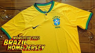 Brazil Home Jersey। Fan Version। Worldcup 2022 soccerjersey worldcup footballjersey brazil