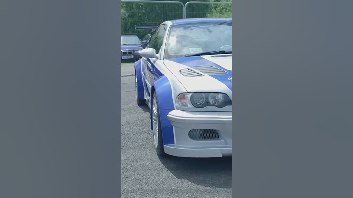 Real BMW E46 M3 from NFSMW #bmw #e46 #m3 #nfs #nfsmw
