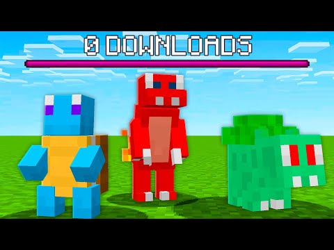 MODS POKÉMONS COM 0 DOWNLOADS NO MINECRAFT!