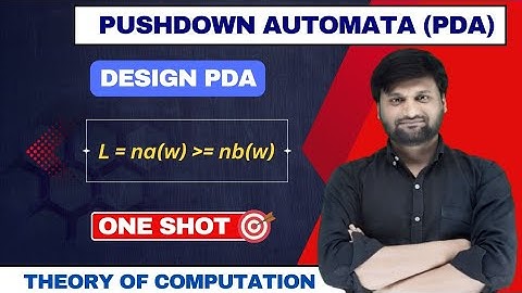 Pushdown Automata (PDA) for no. of a