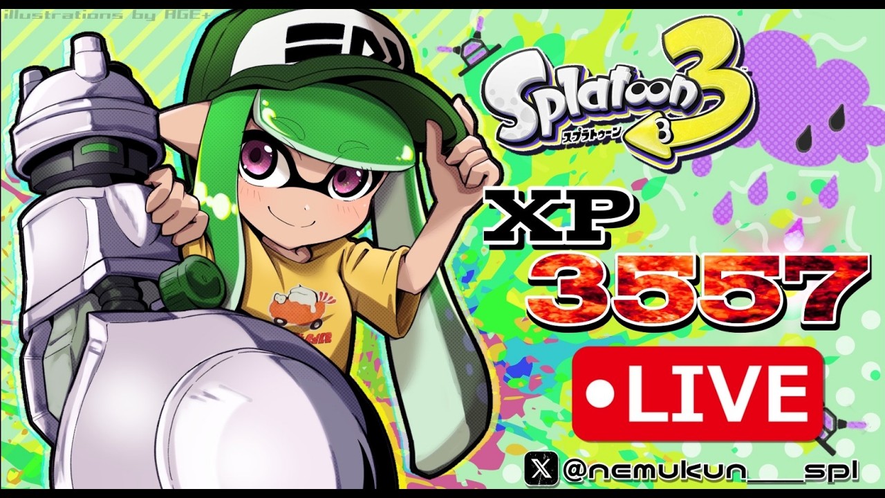 XP3557】3137～Xマッチエリアノーチラスでラストスパートがんばる