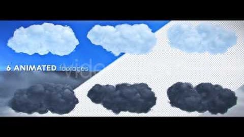 CMG Animated 3D Clouds Loop With Alpha Channel (VideoHive)