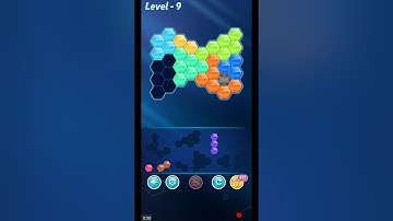BLOCK HEXA PUZZLE LEVEL 9 ANSWERS RAINBOW B LEVEL PACK