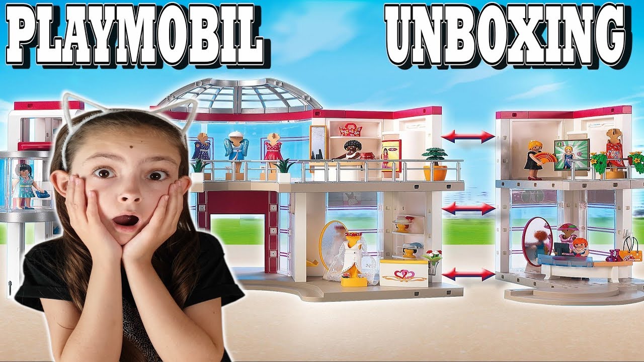 PLAYMOBIL UNBOXING : Extension du grand magasin - La boutique de