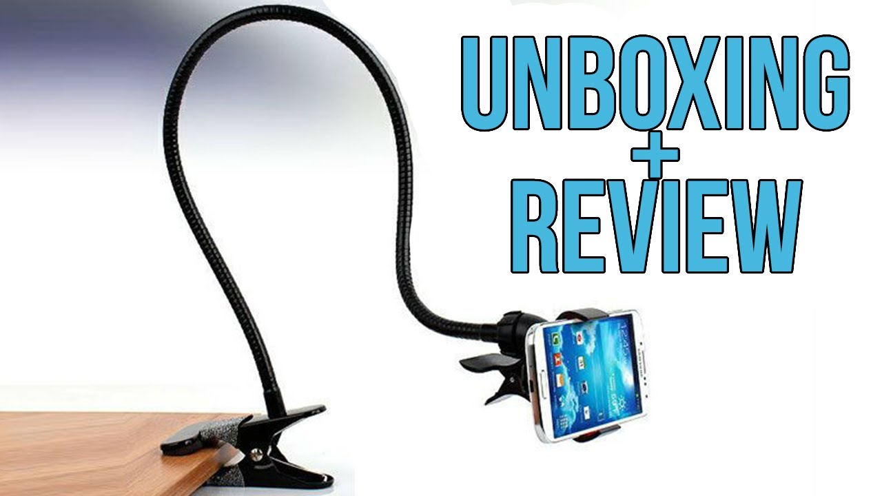 Flexible Long Arm Lazy Mobile Phone Holder / Stand Unboxing + Review