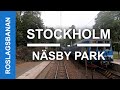 TRAIN DRIVER'S VIEW: Stockholms Östra-Näsby Park (narrow gauge)