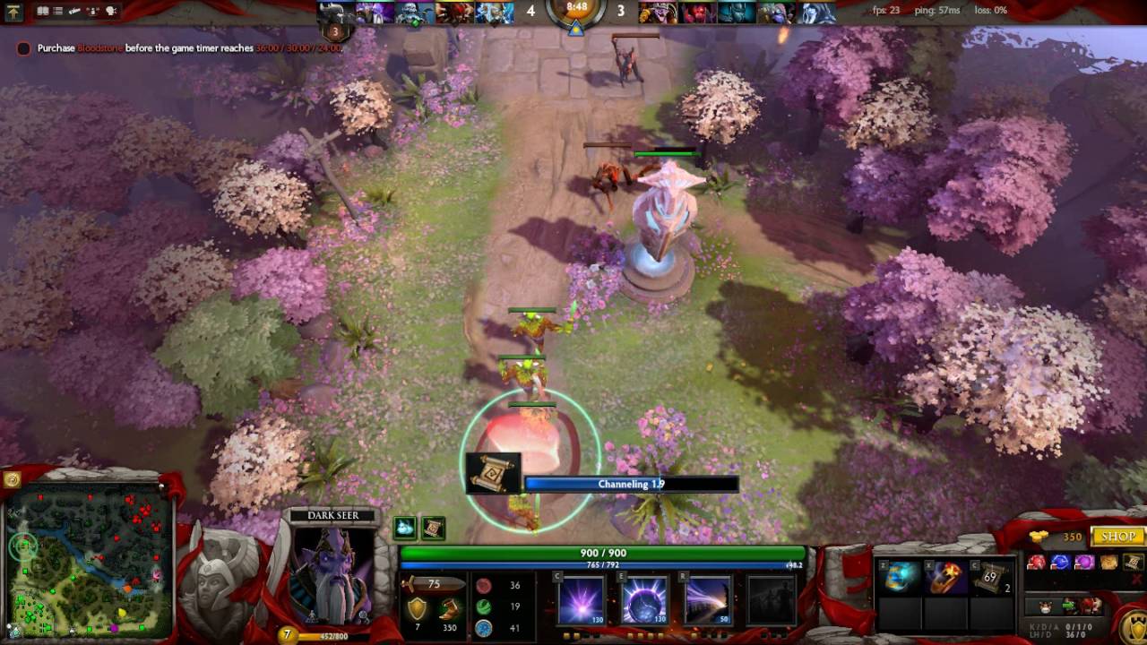 Purchase Bloodstone before the game timer reaches 36 30 24