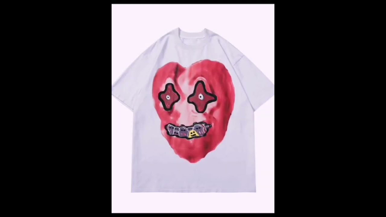 COLORICH High Street Anime Graphic Acid Wash T-shirt