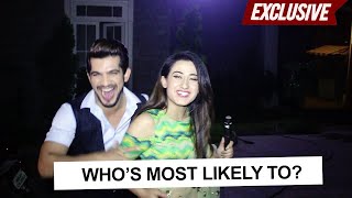 EXCLUSIVE! Aalisha Panwar \u0026 Arjun Bijlani Play Who Is Most Likely To? | Ishq Mein Marjawan