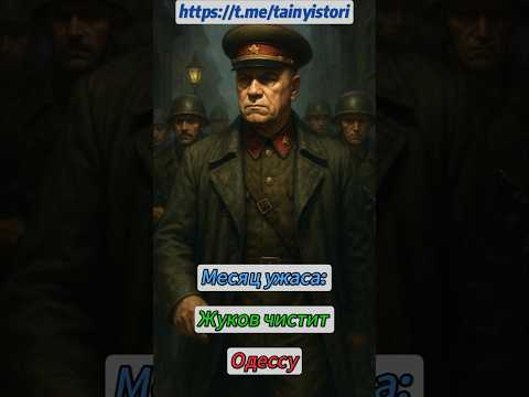 Месяц ужаса: Жуков чистит Одессу #shorts #история