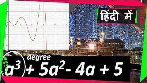 Polynomial Ep 1 (हिंदी) – Polynomials: Terms coefficient and degree – in Hindi