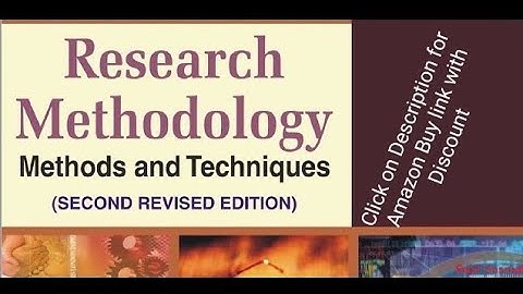 Research Methodology by C R KOTHARI @sajalsasmal