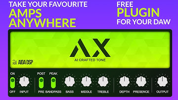 AIDA-X | free plugin to take your favourite  AMPS anywhere