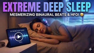 Intense ASMR: 😴 Dream Dive: Extreme Deep Sleep with Mesmerizing Binaural Beats & HFO...! 🎧✨