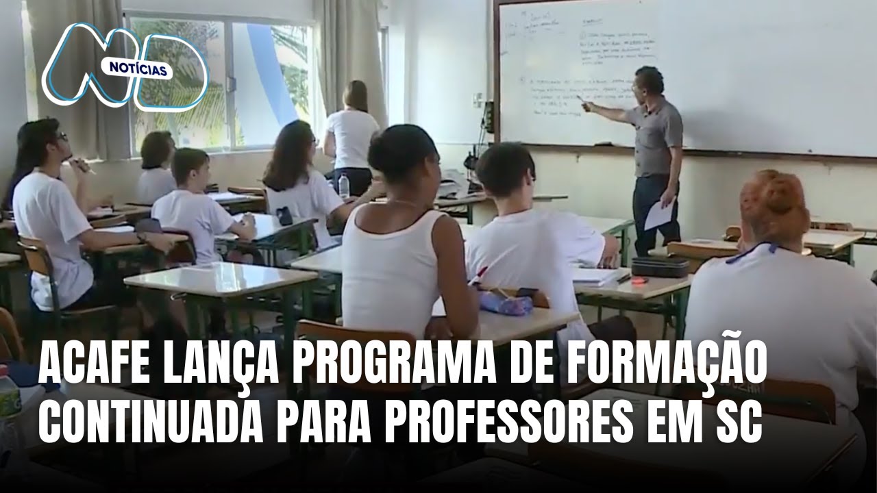ACAFE lança programa de formação continuada para professores em Santa ...