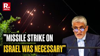 Irans Un Envoy Amir Saeid Iravani Tehrans Strikes On Israel Was Necessary