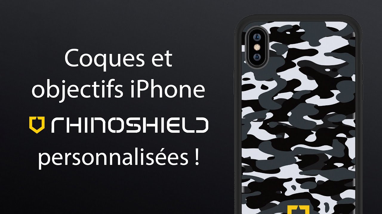 Coques Rhinoshield personnalisées et objectifs photos ! - YouTube