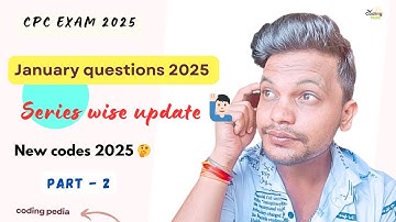 CPC exam 2025 ll January month questions ll Part 2 #cpc #aapc #cpt #cpcexam #medicalcoding #icd