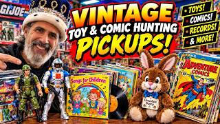 Vintage Toy & Comic Hunting Pickups! ARAH GI Joe Star Wars Vinyl Records